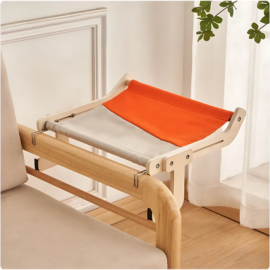 Wooden Cat Bed for Balcony or Window