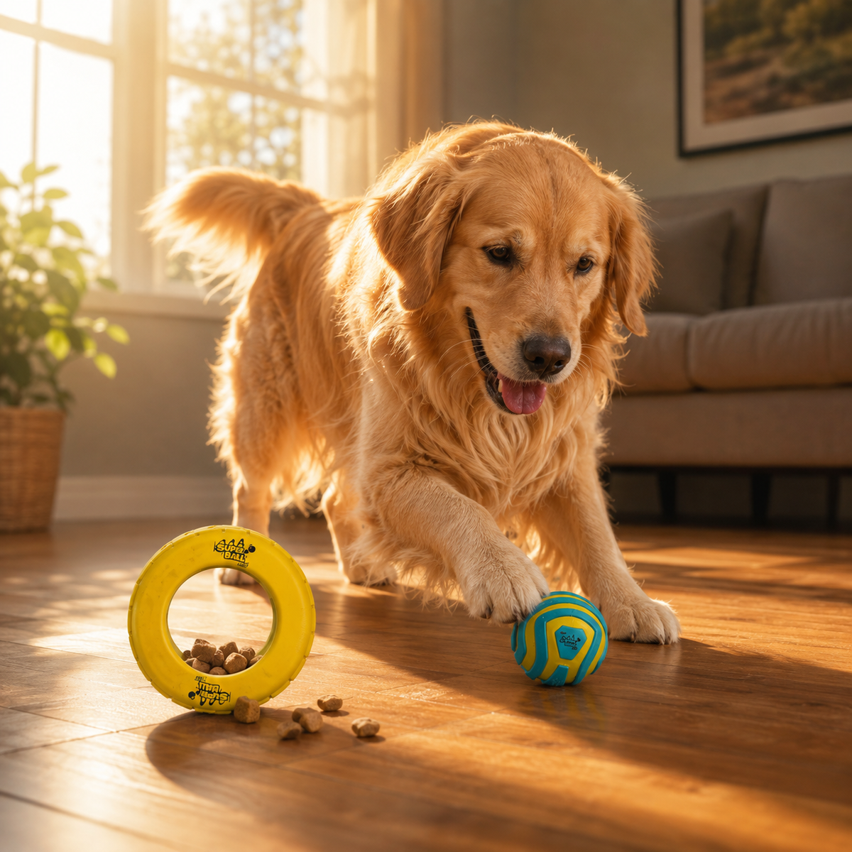 Wham-O Pets 3-in-1 Treat Tire Toy